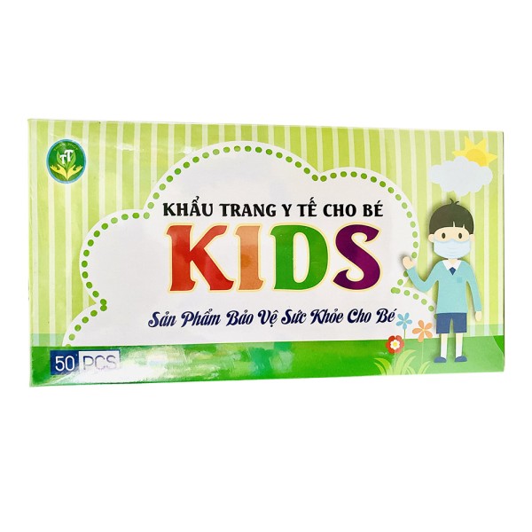 Khẩu trang y tế trẻ em Kids (50 chiếc/hộp)